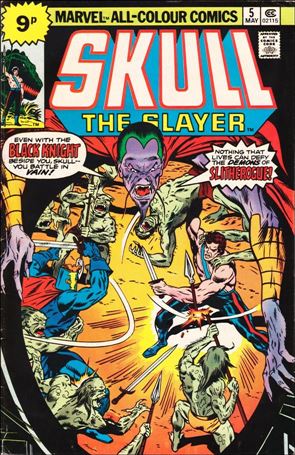 Skull, the Slayer issue 5-C UK Price Cover