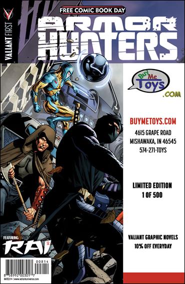 Valiant FCBD 2014 Armor Hunters Special issue nn-BE buymetoys.com Cover 1/500