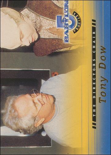Babylon 5: Profiles (Director's Chair/Writer's Desk Subset) card DC2 Tony Dow