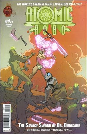 Atomic Robo and the Savage Sword of Dr. Dinosaur issue 4