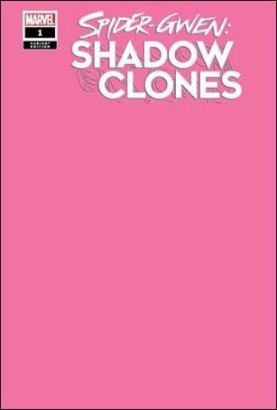 Spider-Gwen: Shadow Clones issue 1-I Pink Blank/Sketch Cover