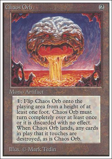 Magic the Gathering: Unlimited (Base Set) card 236 Chaos Orb