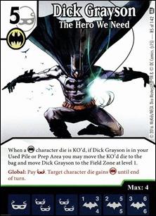 DC Comics Dice Masters World's Finest card 85 Dick Grayson: The Hero We Need
