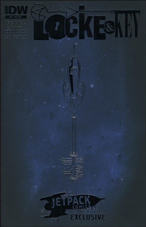 Locke & Key: Alpha issue 2-K Jetpack Comics Silver Foil Key Cover