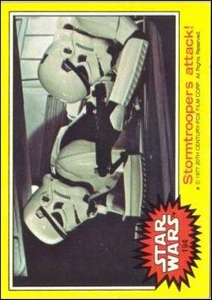 Star Wars: Series 3 (Base Set) card 194 Stormtroopers attack!
