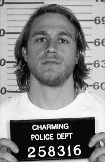 Sons of Anarchy issue 6-D Boom! Studios Jax "Mugshot" Cover