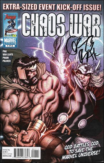 Chaos War issue 1-D DF Ed McGuinness Cover (Signed by Greg Pak) 1/65