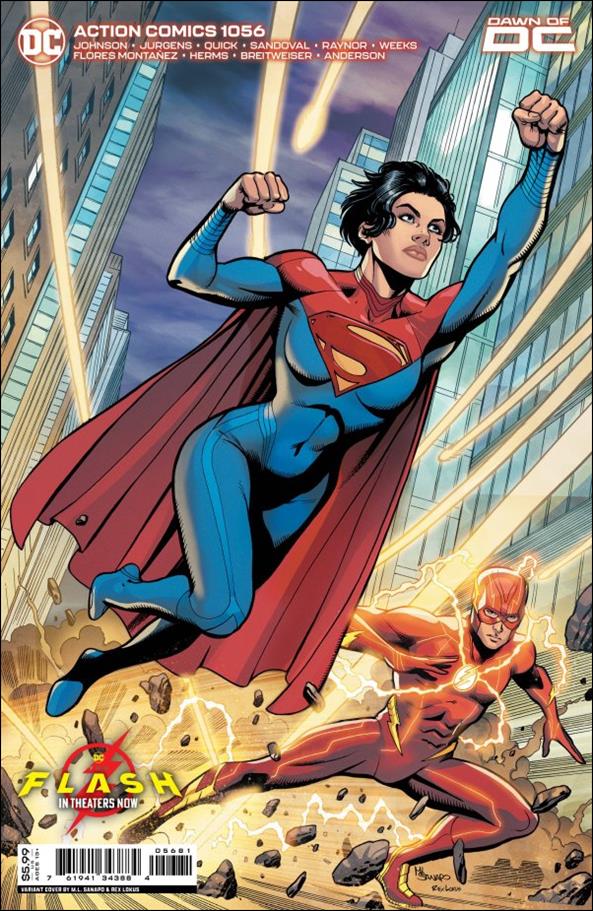 Action Comics (1938) issue 1056-D Maria Laura Sanapo The Flash Movie Cardstock Cover
