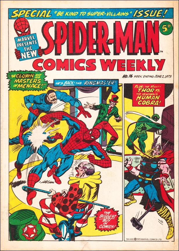 Spider-Man: Comics Weekly (UK) issue 16