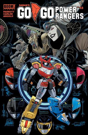 Saban's Go Go Power Rangers issue 13 Dan Mora Cover
