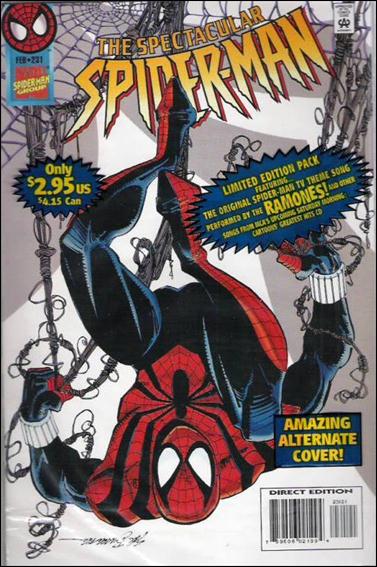 Spectacular Spider-Man (1976) issue 231-B Polybagged with Cassette 1/1000