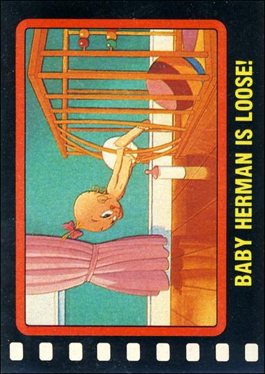 Who Framed Roger Rabbit? (Base Set) card 7 Baby Herman is Loose!