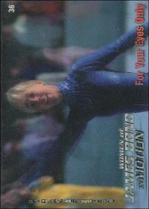 Women of James Bond in Motion (Base Set) card 36 For Your Eyes Only - Bibi Dahl
