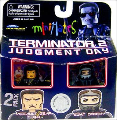 Terminator 2: Judgement Day Minimates (Exclusives) figure 2 Assault Gear T-800 and SWAT Officer