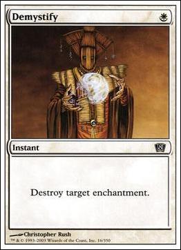 Magic the Gathering: 8th Edition (Base Set) card 16 Demystify