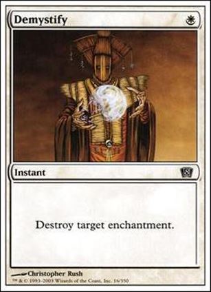 Magic the Gathering: 8th Edition (Base Set) card 16 Demystify