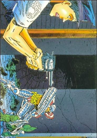 Savage Dragon (Base Set) card 85 "Freeze!"