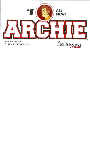 Archie (2015) issue 1-V Blank Cover