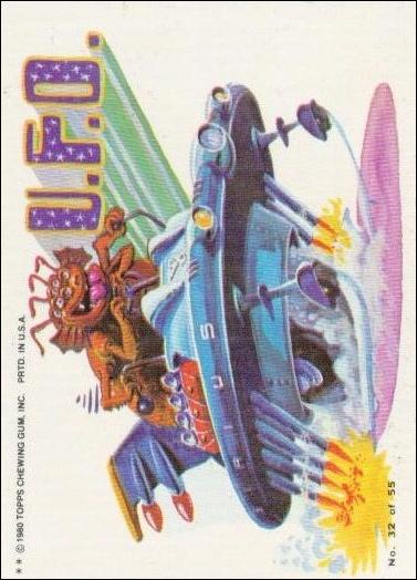 Weird Wheels (Base Set) card 32 U.F.O.