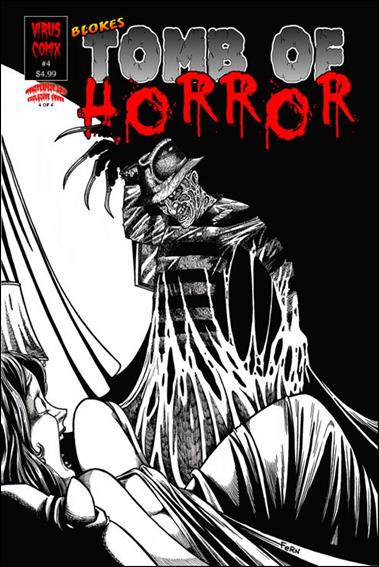Blokes Tomb of Horror issue 4-C Monster Fest Freddy Krueger Cover