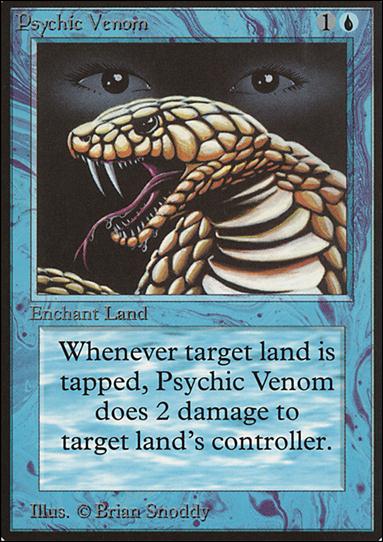 Magic the Gathering: Limited Edition Beta (Base Set) card 76 Psychic Venom