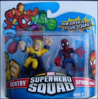 Marvel Super Hero Squad figure 40 Spider-Man and Sentry