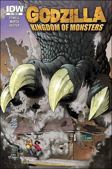 Godzilla: Kingdom of Monsters issue 1-NT A Little Shop Comics Cover 1/500