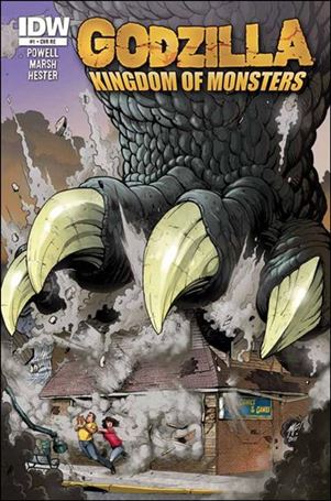 Godzilla: Kingdom of Monsters issue 1-NT A Little Shop Comics Cover 1/500