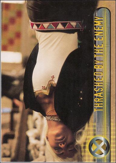 X-Men: The Movie (Base Set) card 44 Thrashed by the Enemy