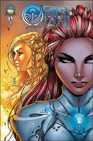 Michael Turner's Fathom: Kiani (2015) issue 3 Giuseppe Cafaro Cover