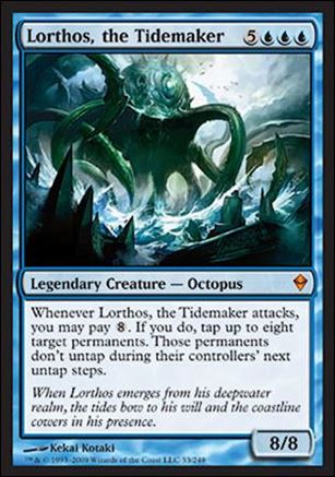Magic The Gathering: Zendikar (Base Set) card 53 Lorthos, the Tidemaker