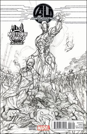 Age of Ultron issue 1-J J. Scott Campbell Midtown Comics Sketch Cover