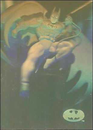 Batman Holo Series (Gold Parallel Base Set) card 49 Batman Triumphant
