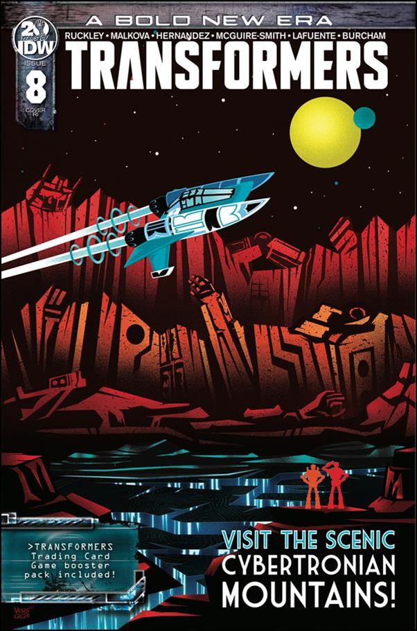 Transformers (2019) issue 8-F Unbagged Jeffrey Veregge 1:10 Cover