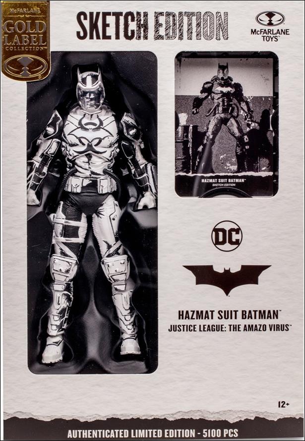 McFarlane DC Multiverse (Gold Label) issue Nn94 Hazmat Suit Batman - The Amazo Virus (Sketch)