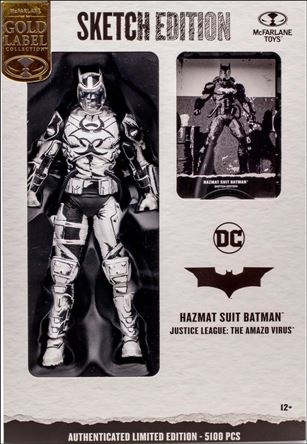 McFarlane DC Multiverse (Gold Label) issue Nn94 Hazmat Suit Batman - The Amazo Virus (Sketch)