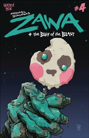 Zawa + The Belly of the Beast issue 4 Michael Dialynas Cover
