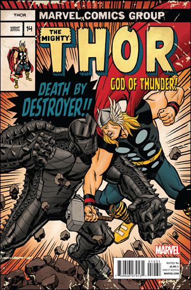 Thor: God of Thunder issue 14-B 1:20 "Thor Battle" Cover