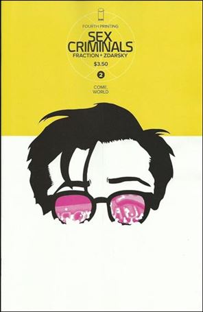 Sex Criminals issue 2-D Yellow & Pink Cover (4th Printing)