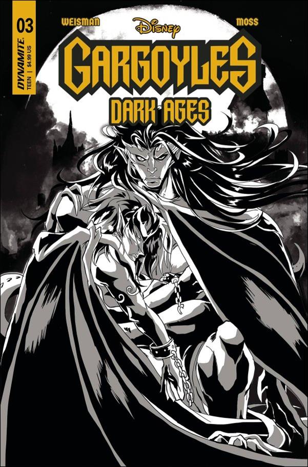 Gargoyles: Dark Ages issue 3-L Kenya Danino 1:20 Line Art Cover