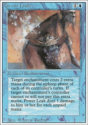 Magic the Gathering: Revised (Base Set) card 73 Power Leak