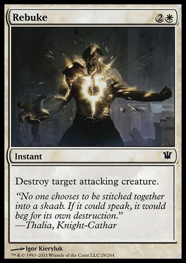 Magic the Gathering: Innistrad (Base Set) card 29 Rebuke
