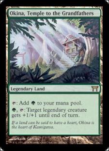 Magic the Gathering: Champions of Kamigawa (Base Set) card 280 Okina, Temple to the Grandfathers
