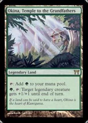 Magic the Gathering: Champions of Kamigawa (Base Set) card 280 Okina, Temple to the Grandfathers