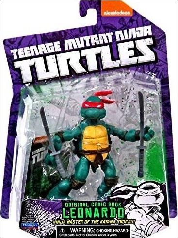Teenage Mutant Ninja Turtles (2012) figure 47 Original Comic Book Leonardo with Card