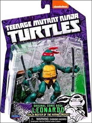Teenage Mutant Ninja Turtles (2012) figure 47 Original Comic Book Leonardo with Card