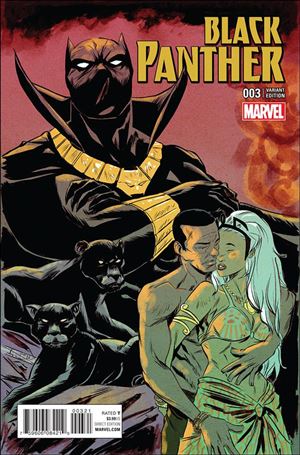 Black Panther (2016) issue 3-B Sanford Greene Connecting Cover