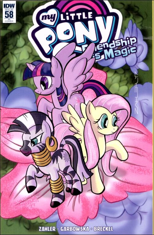 My Little Pony: Friendship is Magic issue 58-C  Thom Zahler 1:10 Cover