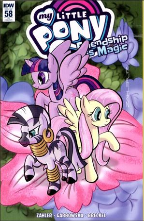 My Little Pony: Friendship is Magic issue 58-C  Thom Zahler 1:10 Cover