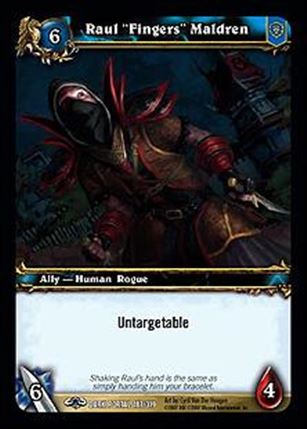 World of Warcraft: Through the Dark Portal (Base Set) card 187 Raul 